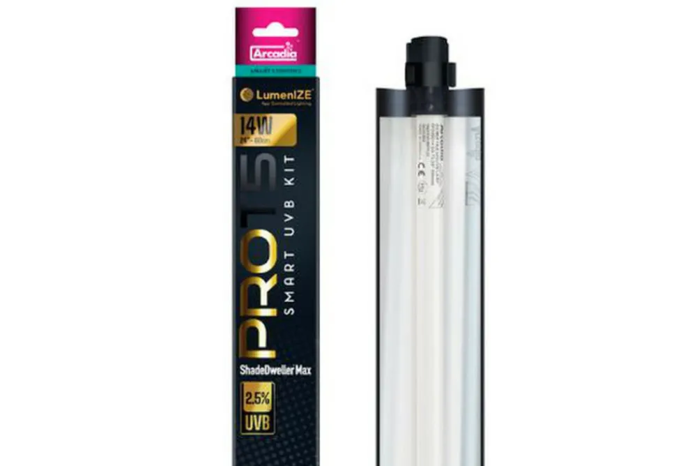Arcadia - Lumenize pro t5 galerie t5 uvb 2,5% 14w bluetooth - rampe d'éclairage et tube t5 pour reptiles (lézards, tortues, serpents), amp Best