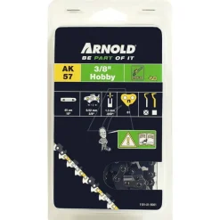 Arnold - Chaîne de tronçonneuse 3/8", 1,3 mm - 61 maillons entraîneurs Discount