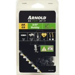 Arnold - Chaîne de tronçonneuse 3/8",1,3 mm - 55 maillons d’entraineurs Clearance