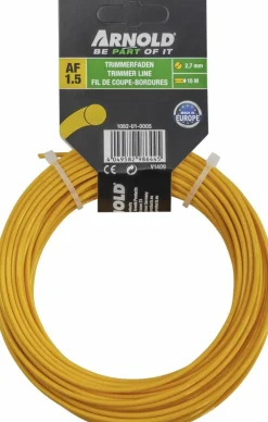 Arnold Coupe-Bordures Et Débroussailleuses | - Fil de coupe-bordure rond en nylon 2,7 mm × 15 m