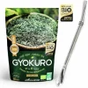 Aromandise Épicerie Gourmande | - Thé vert gyokuro 50 g + paille inox avec filtre
