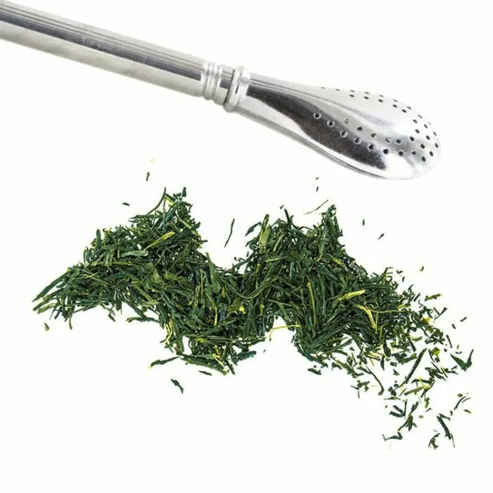 Aromandise Épicerie Gourmande | - Thé vert gyokuro 50 g + paille inox avec filtre