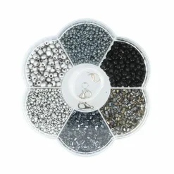 Artemio - Assortiment de perles en plastique noir - 130 g Online