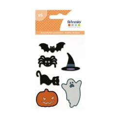Artemio - 6 autocollants en caoutchouc - halloween New