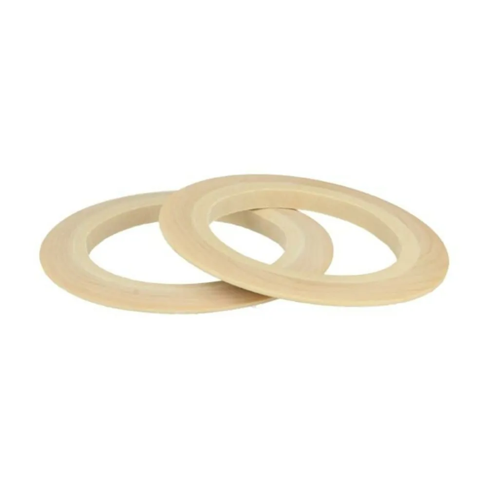 Artemio - 2 bracelets en bois plats 6,8 cm Hot