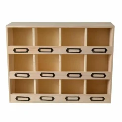Artemio Librairie Et Papeterie | - 2 casiers de rangement en bois 12 emplacements