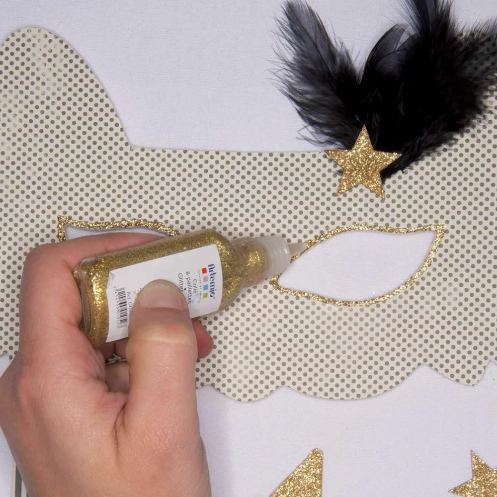 Artemio Décoration Créative | - Colle à paillettes - blanc