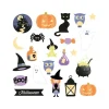 Artemio - 42 formes découpées en papier - halloween Best