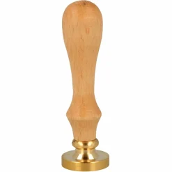 Artemio - Manche en bois pour cachet de cire + tampon fougère Hot