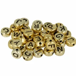 Artemio - 300 perles dorées alphabet Online
