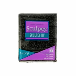 Artemio - Pâte polymère sculpey 57 g - noir pailleté Online