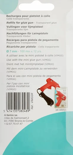 Artemio - 24 recharges pistolet à colle - 7 x 100 mm New