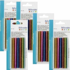 Artemio - 30 recharges pistolet à colle 7 mm - paillettes Discount