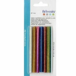 Artemio - 30 recharges pistolet à colle 7 mm - paillettes Discount