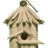 Artxlight Oiseaux Du Jardin | - Nichoir carré en bois d'albésia à suspendre 20 x 17 x 24 cm
