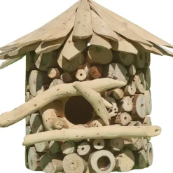 Artxlight Oiseaux Du Jardin | - Nichoir demi-rond en bois d'albésia à accorcher