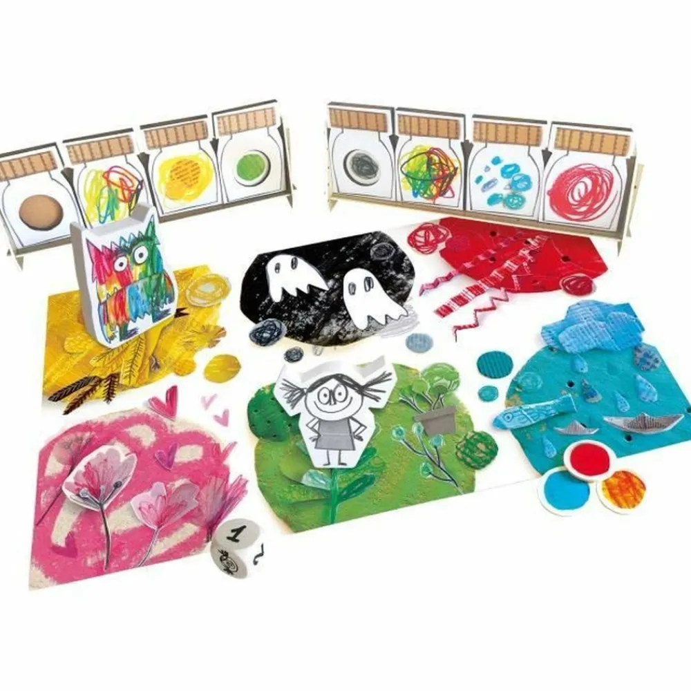Asmodee Enfants | - Jeu de société space cow le monstre des couleurs - nouvelle édition 2022