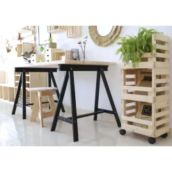 Astigarraga Décoration Créative | - Caisse de rangement sur roulettes evolution (lot de 3)