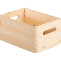 Astigarraga - Caisse en bois de rangement 30 x 20 x 14 cm Discount