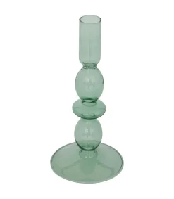 Atmosphera - Bougeoir chandelier en verre h 19 cm Discount