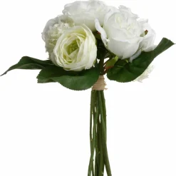 Atmosphera - Bouquet de fleurs artificielles blanches - h. 30 cm Outlet