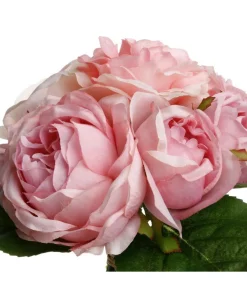 Atmosphera Bouquets De Fleurs | - Bouquet de fleurs artificielles 9 roses anciennes d. 23 x h. 30 cm