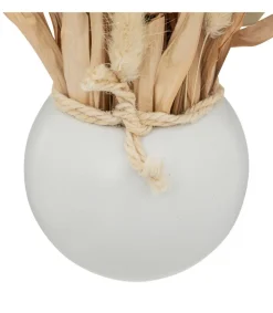 Atmosphera - Composition de fleurs séchées vase en céramique d. 10 x h. 25 cm Discount