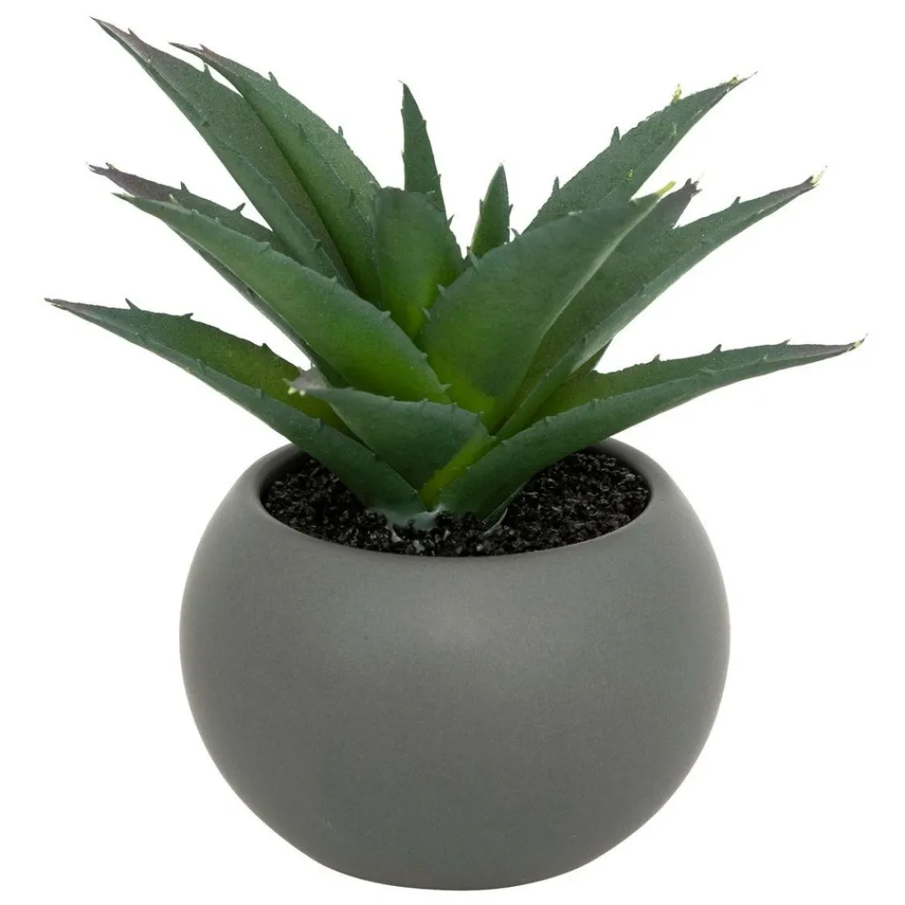 Atmosphera Createur D'interieur Fleurs Et Plantes Artificielles | - Plante grasse en pot h13