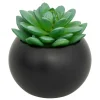 Atmosphera Createur D'interieur Fleurs Et Plantes Artificielles | - Plante grasse en pot h13