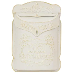 Atmosphera Createur D'interieur - Boite aux lettres "tino" blanc chaud h40,5cm Online