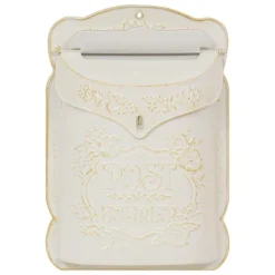 Atmosphera Createur D'interieur - Boite aux lettres "tino" blanc chaud h40,5cm Online