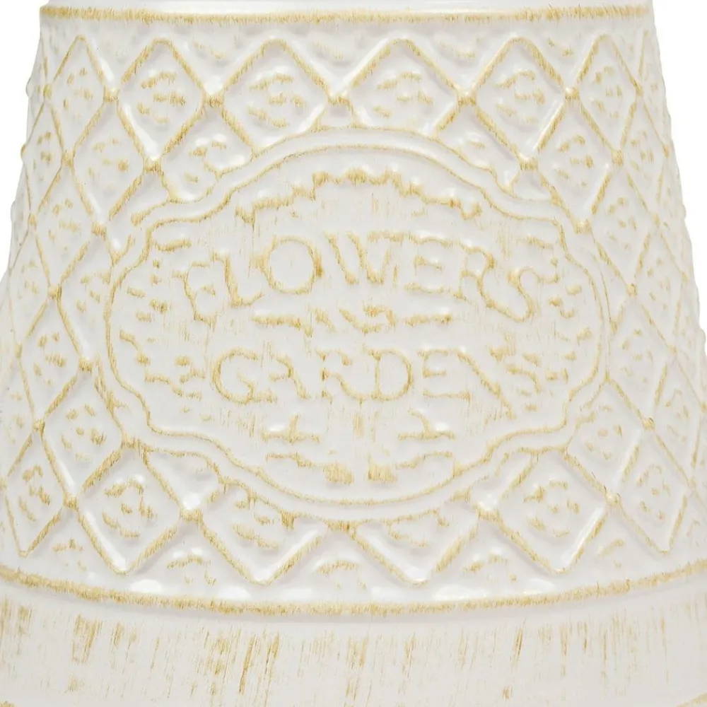 Atmosphera Createur D'interieur Vases Et Coupes | - Arrosoir "tino" blanc 27x16cm