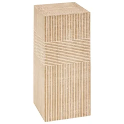 Atmosphera Createur D'interieur Vases Et Coupes | - Porte plante "nilia" blanc froid h70cm