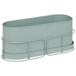 Atmosphera Createur D'interieur Vases Et Coupes | - 2 pots "aze" lin d30 x44,3cm