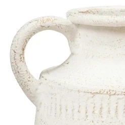 Atmosphera Createur D'interieur Vases Et Coupes | - Cruche "eran" blanc h41cm