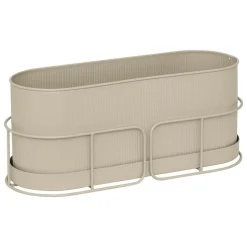 Atmosphera Createur D'interieur Vases Et Coupes | - Jardinière "aze" lin l 47cm