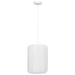 Atmosphera Createur D'interieur - Suspension "tobie" coton blanc d25cm Hot