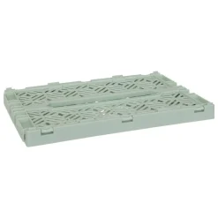 Atmosphera Createur D'interieur - Cagette pliante "arry" vert clair 30x20x11,5cm Clearance