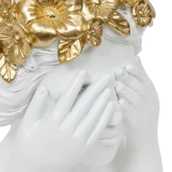 Atmosphera Createur D'interieur Objets De Décoration | - Buste de femme "wild" résine blanc h22cm
