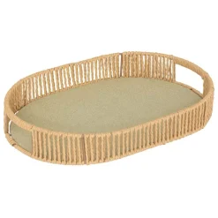 Atmosphera Createur D'interieur Objets De Décoration | - 3 plateaux "ali" beige 39x28x5,7cm