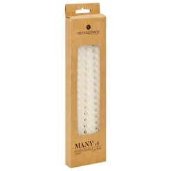 Atmosphera Createur D'interieur - 4 bougie-bâtons "twist many" blanc 180g Discount