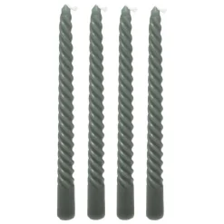 Atmosphera Createur D'interieur - 4 bougie-bâtons "twist many" vert 180g Discount