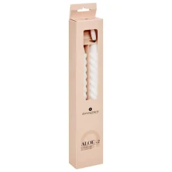 Atmosphera Createur D'interieur - Lot de 2 bougies batons "twist aloe" blanc 115g Best