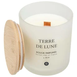 Atmosphera Createur D'interieur Bougies, Senteurs Et Bien-Être | - Bougie parfumée "terre de lune" pétales de musc 255g