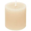 Atmosphera Createur D'interieur - Lot de 4 bougies rustiques 60g blanc ivoire New