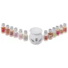 Atmosphera Createur D'interieur Bougies, Senteurs Et Bien-Être | - Brûle - parfum et lot de 12 huiles - 10ml