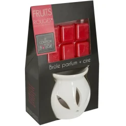 Atmosphera Createur D'interieur Bougies, Senteurs Et Bien-Être | - Brûle - parfum et cire - fruits rouges - 30g