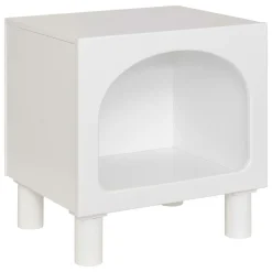 Atmosphera Createur D'interieur Mobilier D'Intérieur | - Chevet 1 compartiment "tara" blanc 42x40x32cm