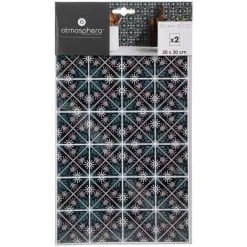 Atmosphera Createur D'interieur Décoration Créative | - Lot de 2 stickers mosaïque 20x30 cm