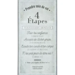 Atmosphera Createur D'interieur Décoration Créative | - Sticker "soin de soi" - 32x60 cm
